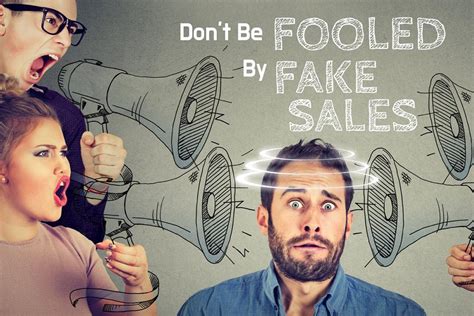 sales are fake